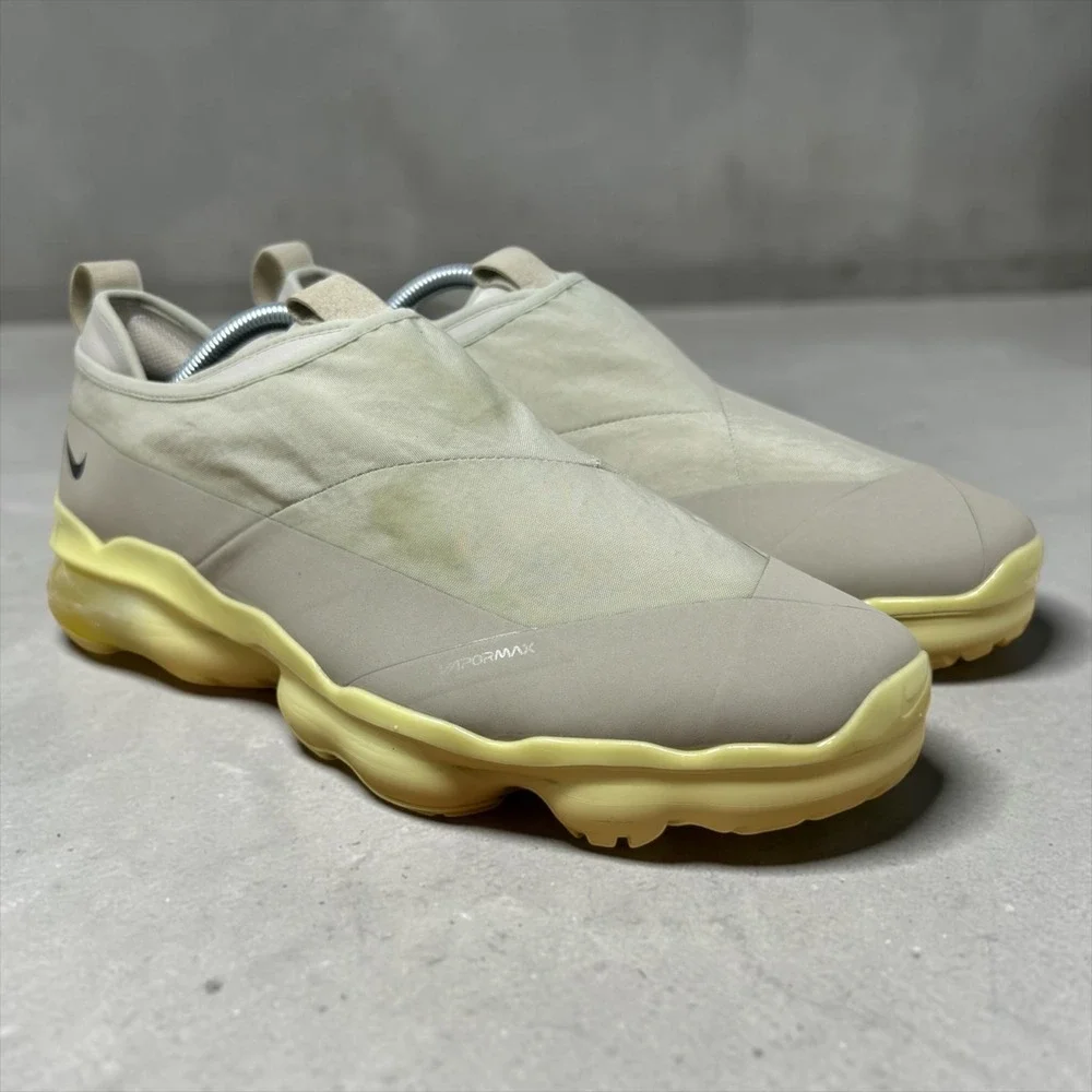 Nike Air VaporMax Moc Roam Mens 10.5 Light Bone Pale Ivory Slip On DZ7273-100